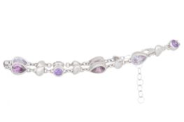 PURPLE CUBIC ZIRCONIA BRACELET