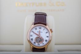 DREYFUSS & CO 1925 SEAFARER GOLD PLATED AUTOMATIC WRIST WATCH