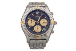 BREITLING CHRONO COCKPIT STAINLESS STEEL AUTOMATIC WRIST WATCH