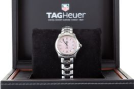 TAG HEUER LINK STAINLESS STEEL QUARTZ WRIST WATCH