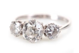 DIAMOND THREE STONE RING