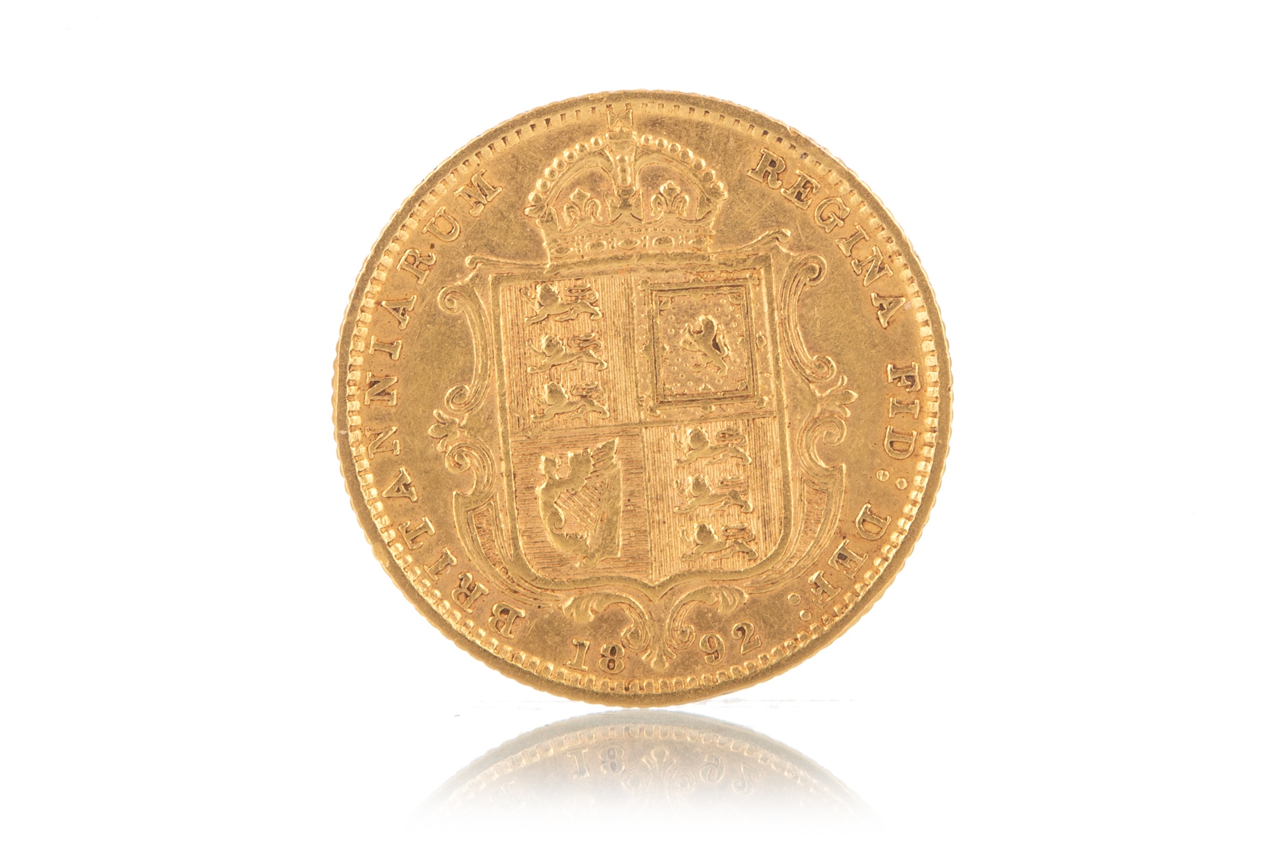 VICTORIA HALF SOVEREIGN 1892