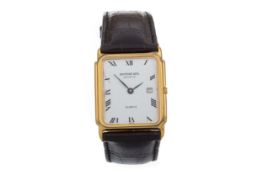 RAYMOND WEIL, GOLD PLATED QUARTZ WRIST WATCH,