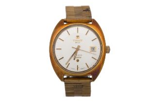 TISSOT, SEASTAR GOLD PLATED AUTOMATIC WRIST WATCH,