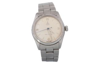 TUDOR, OYSTER ROYAL STAINLESS STEEL AUTOMATIC WRIST WATCH,