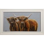 DOUBLE TAKE, AN OIL BY LYNNE JOHNSTONE