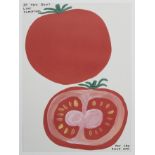 IF YOU DON'T LIKE TOMATOES, A LITHOGRAPH BY DAVID SHRIGLEY