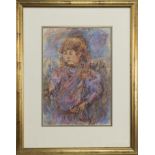 STUDY OF A CHILD, A PASTEL BY ROSALEEN ORR