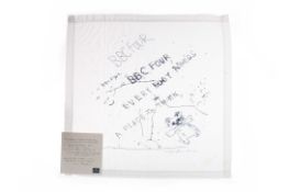2002 BBC FOUR 'EVERYBODY NEEDS A PLACE TO THINK', A HANDKERCHIEF BY TRACEY EMIN