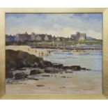 IONA, AN OIL ON BOARD BY WILLIAM NORMAN GAUNT