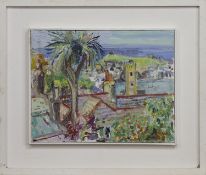 SPRING, ST IVES, AN OIL BY LINDA WEIR