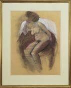 FEMALE NUDE, A PASTEL BY MARGARET BALLANTYNE