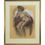 FEMALE NUDE, A PASTEL BY MARGARET BALLANTYNE