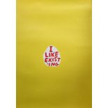 I LIKE EXISTING, A LIMITED EDITION LITHOGRAPH BY DAVID SHRIGLEY