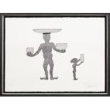 IT'S RAINING ON THE MOON, A SIGNED ARTISTS PROOF PRINT BY BILLY CONNOLLY