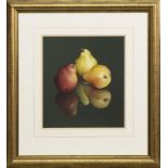 A CONFERENCE OF PEARS, AN ACRYLIC BY IAN MASTIN