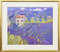 * ENID FOOTE WATTS (SCOTTISH 1924 - 2003), SMALL VINYARD, PYRENEES