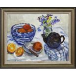 * ELAINE JESSIMAN (SCOTTISH b. 1938), BREAKFAST ORANGES