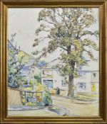 J JOHNSTONE ROUGH (BRITISH 20TH CENTURY), VILLAGE STREET