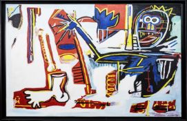 AFTER JEAN-MICHEL BASQUIAT (AMERICAN 1960 - 1988), AGONY OF THE FEET