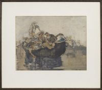 THE PARTY, A WATERCOLOUR BY SIR FRANK WILLIAM BRANGWYN