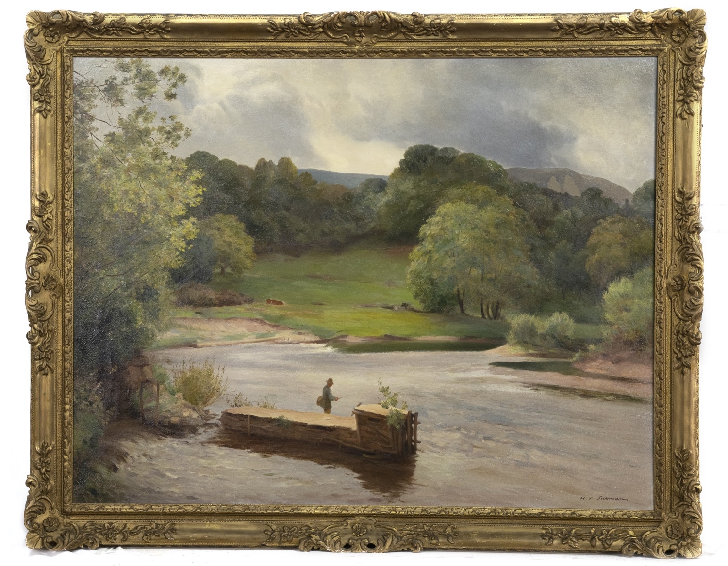 ABER CLYDACH, AN OIL BY HENRY THOMAS JARMAN