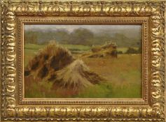 ATTRIBUTED TO ARCHIBALD KAY RSA RSW (SCOTTISH 1860 - 1935), HAYSTACKS