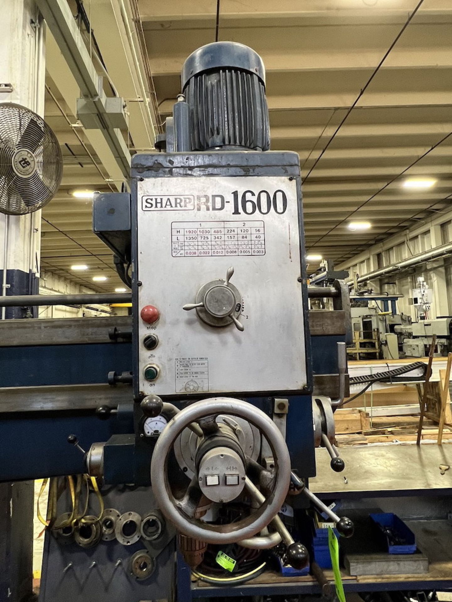 Sharp RD-1600 Radial Arm Drill - Image 8 of 13