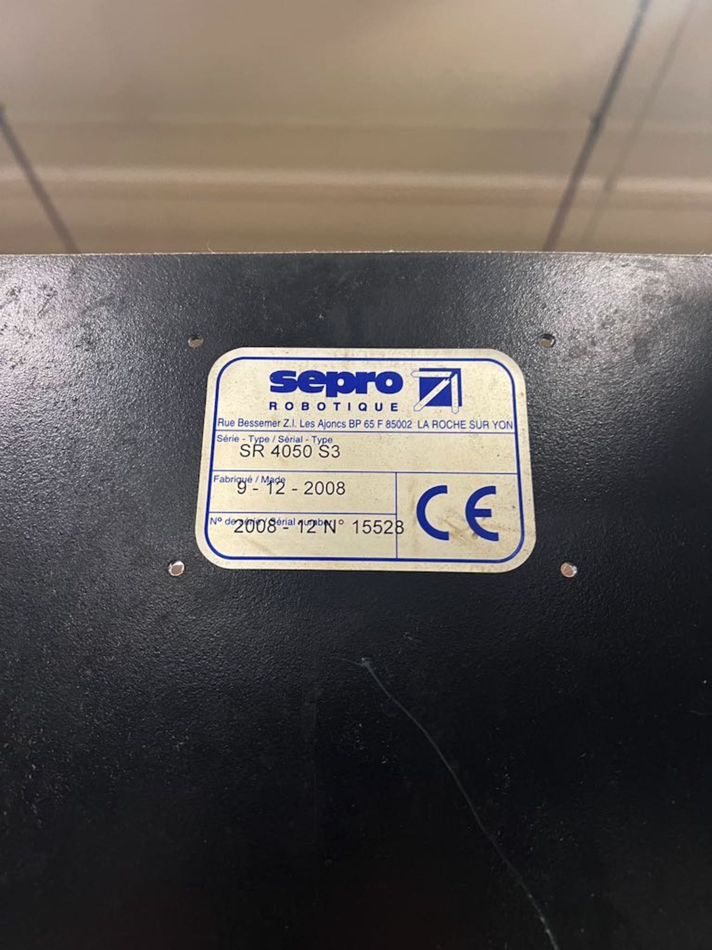 Sepro SR 4050 S3 Robot with Pendant Control, New in 2008 - Image 5 of 6