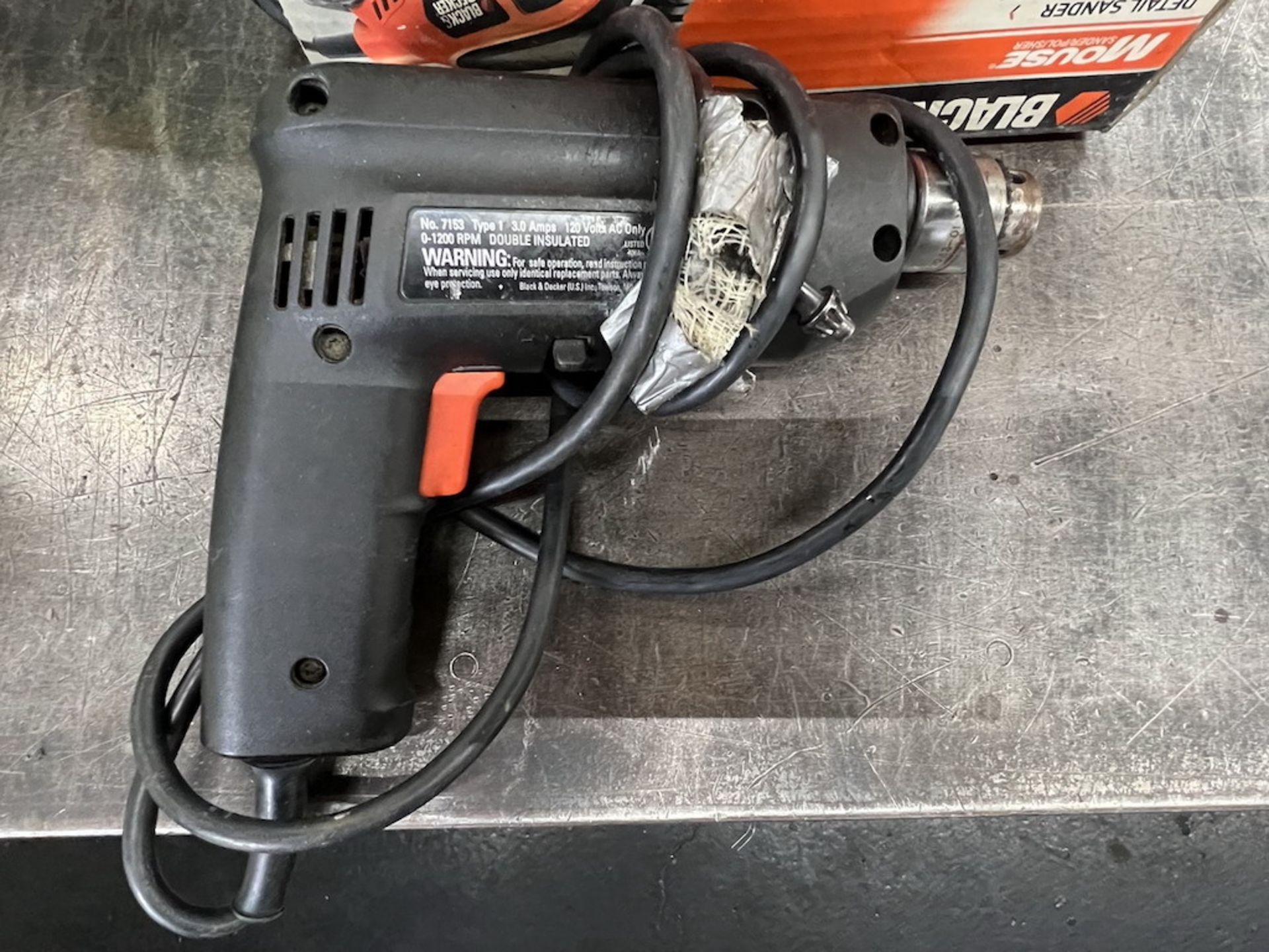 Black and Decker Mouse Sander/Polisher & Blacker and Decker Corded Drill - Image 3 of 3