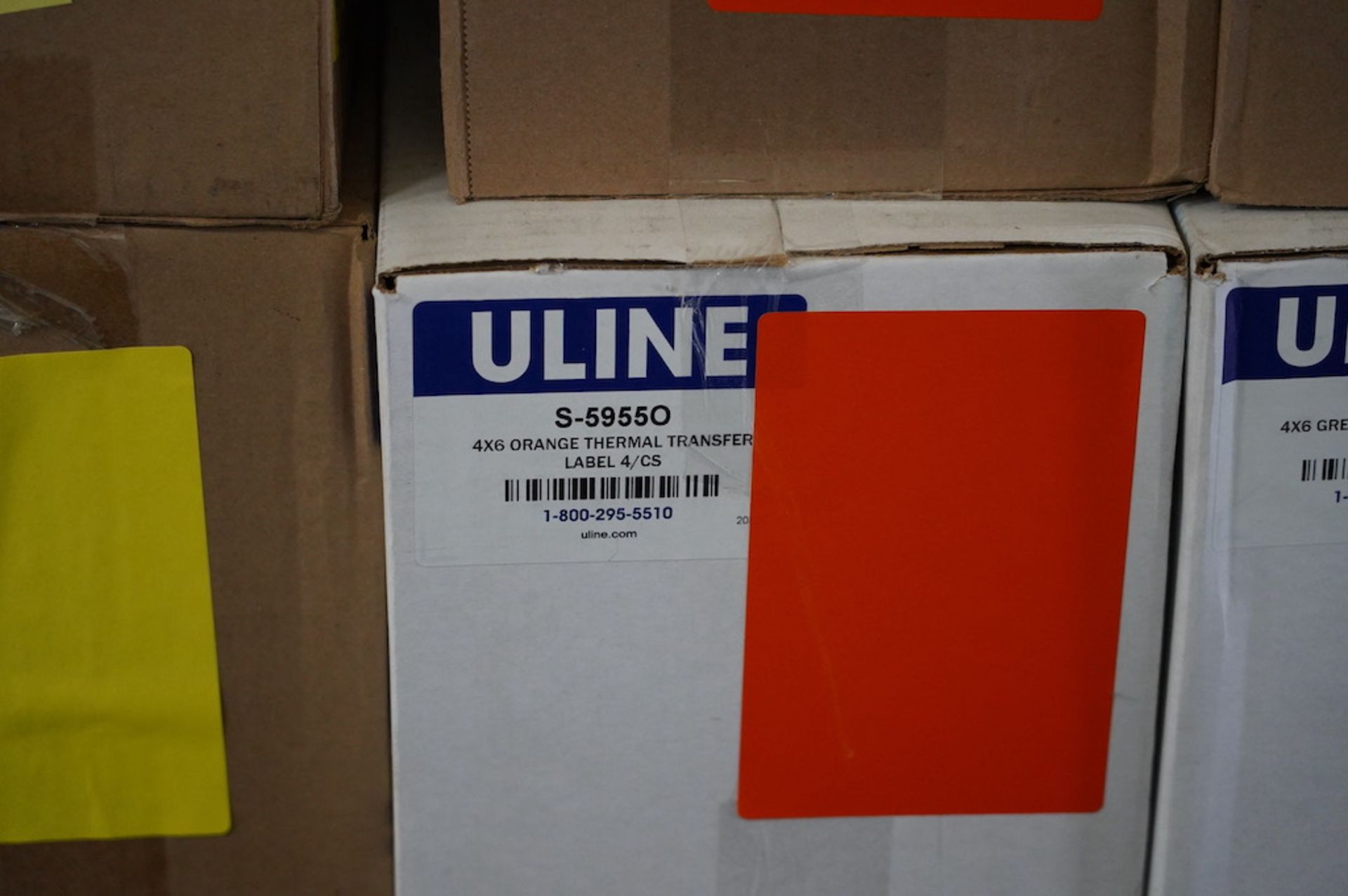 Uline Thermal Transfers Labels, Assorted Colors and Sizes - Image 4 of 4