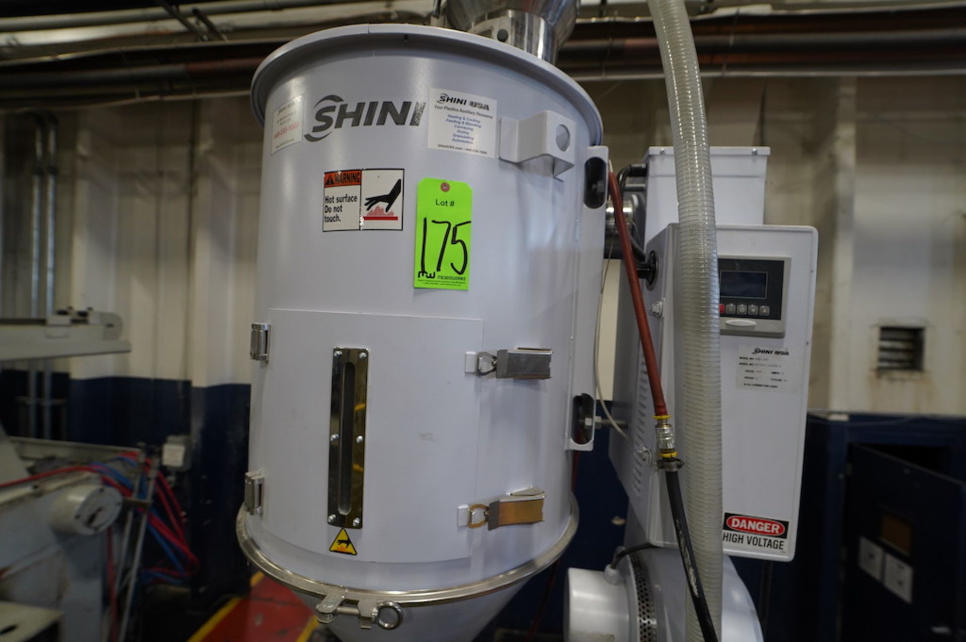 Shini SHD-200 Hot Air Hopper Dryer, New in 2018