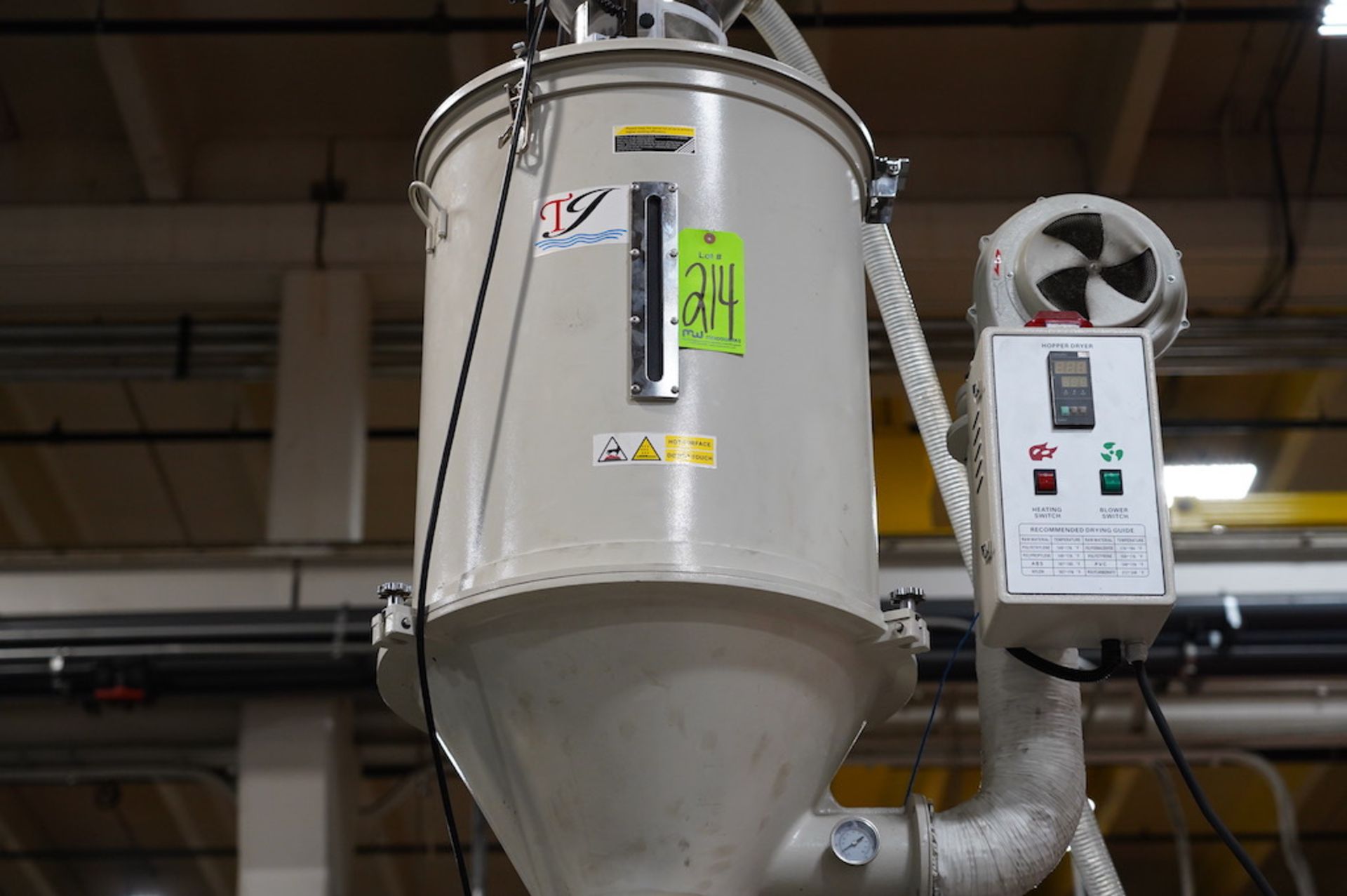 TJ XHD-100KG Hot Air Hopper Dryer, New in 2021 - Image 2 of 4