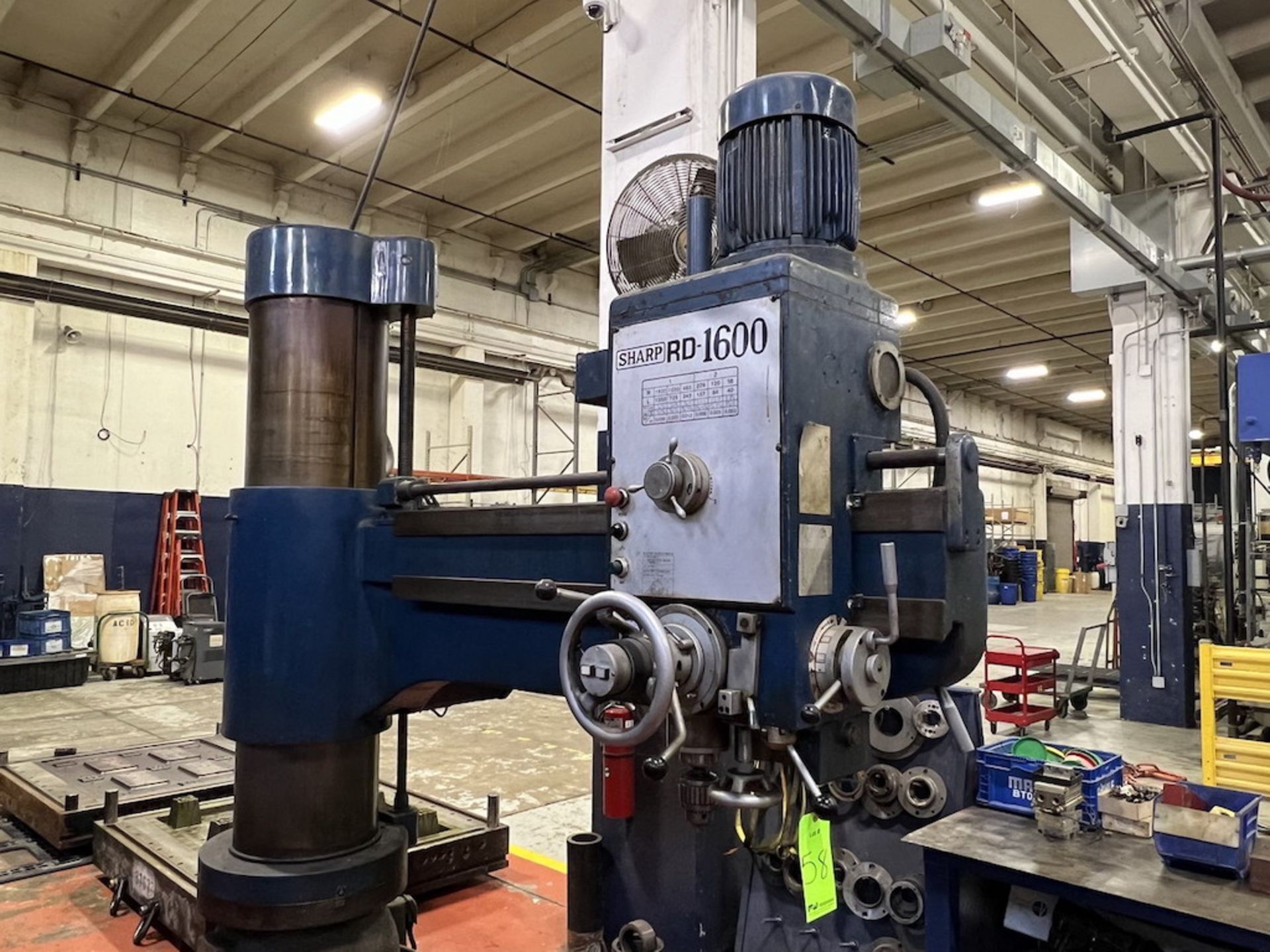 Sharp RD-1600 Radial Arm Drill - Image 6 of 13