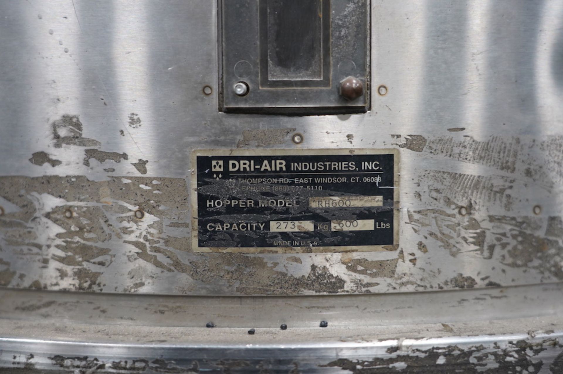 Dri-Air RH600 Stainless Steel Drying Hopper - Image 4 of 4