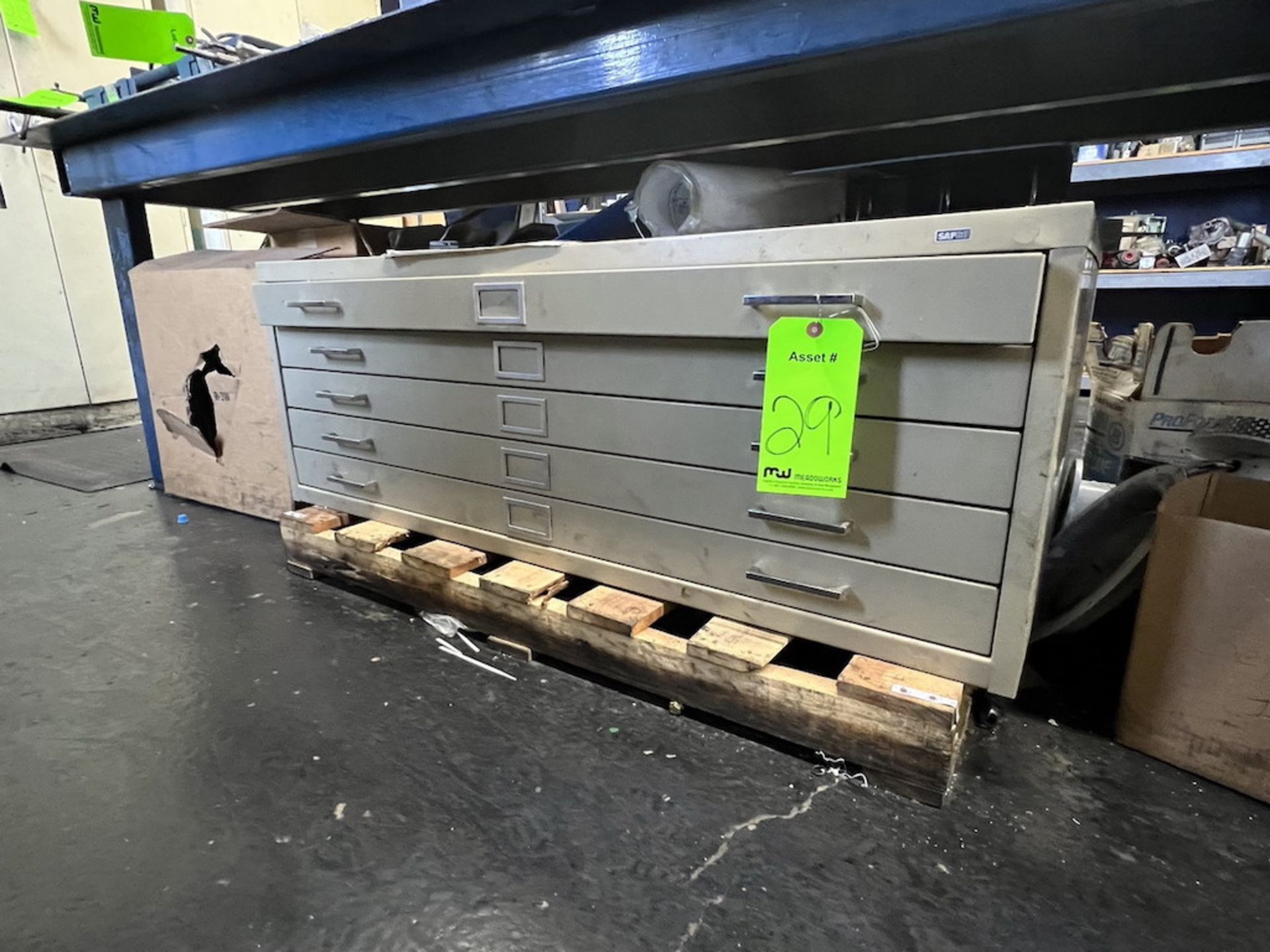 (1) 35'' x 46'' Safco Multi-Drawer Blueprint Storage Cabinet - Image 7 of 7