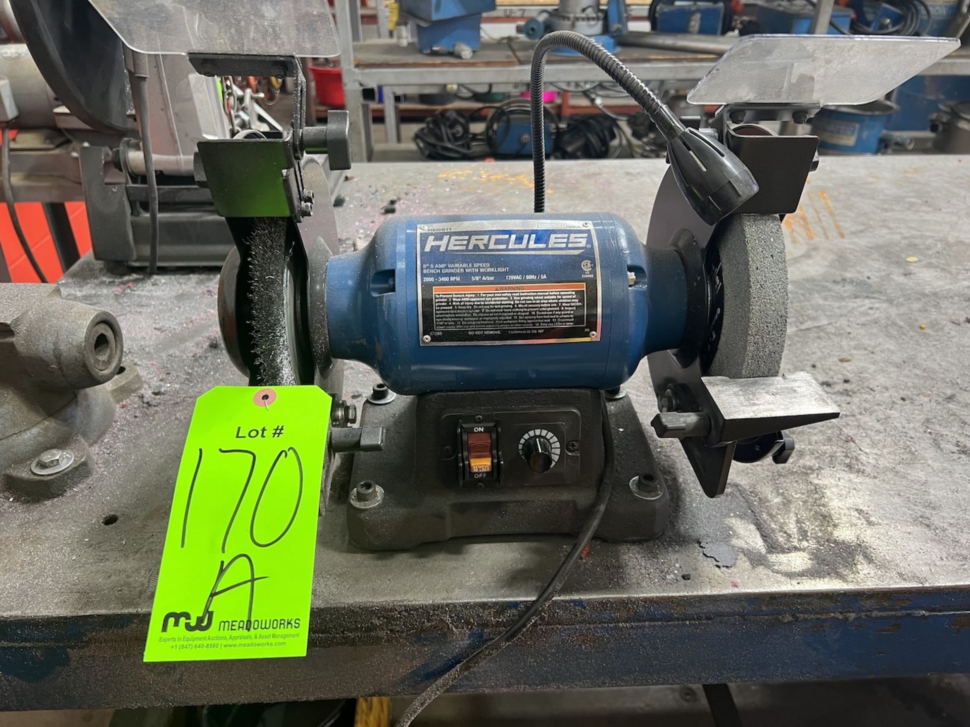 Hercules 8" Double End Bench Grinder