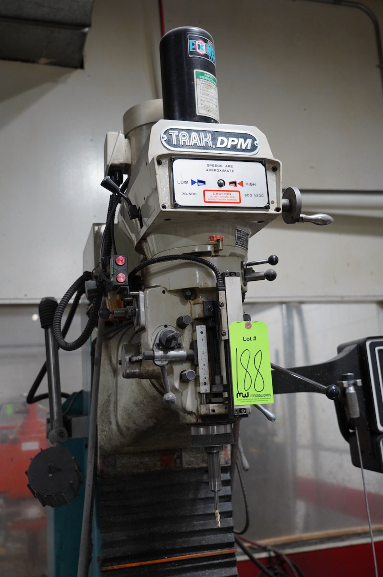 Southwestern Industries Trak DPM Vertical Milling Machine - Image 5 of 13