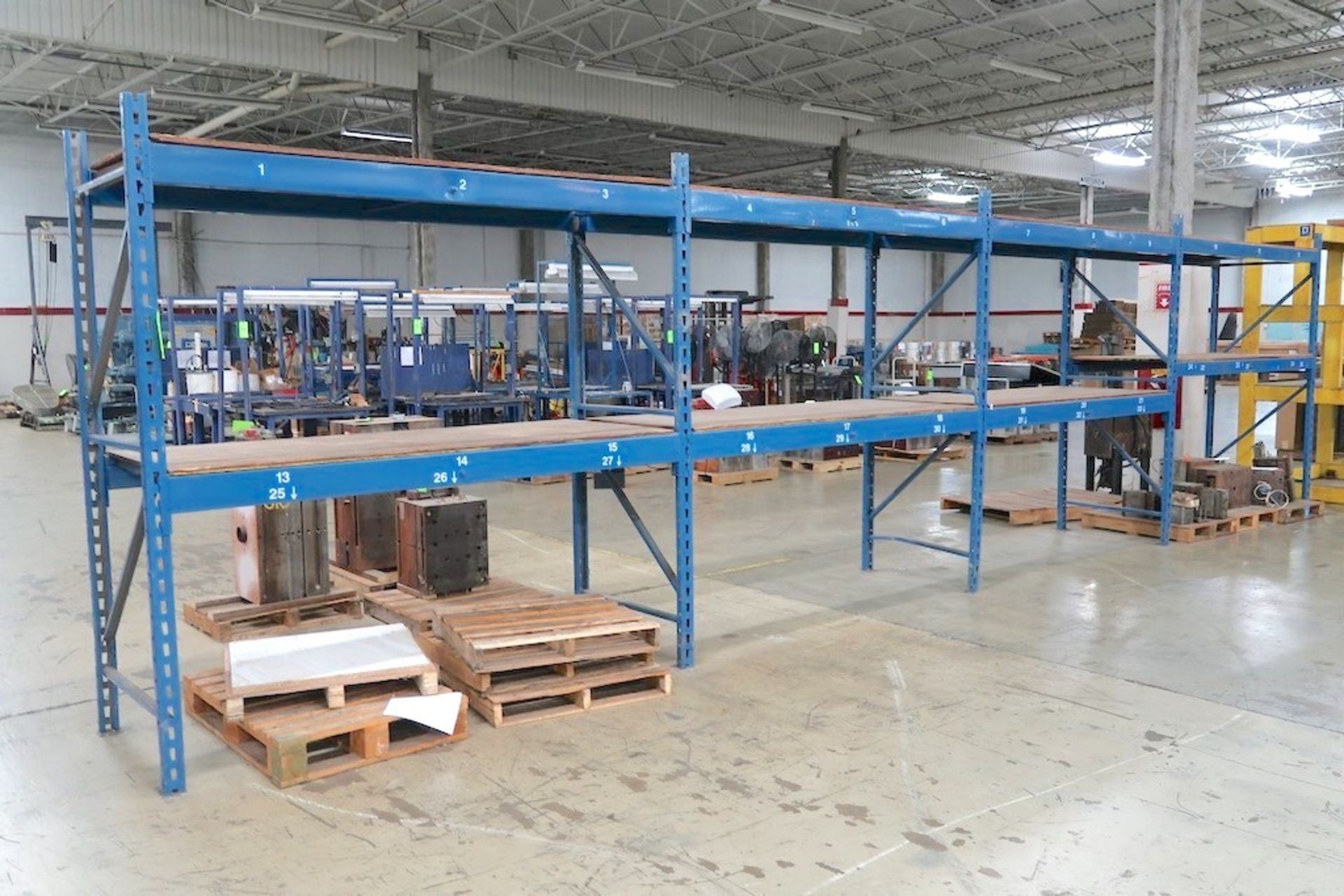7-Sections of Pallet Racking