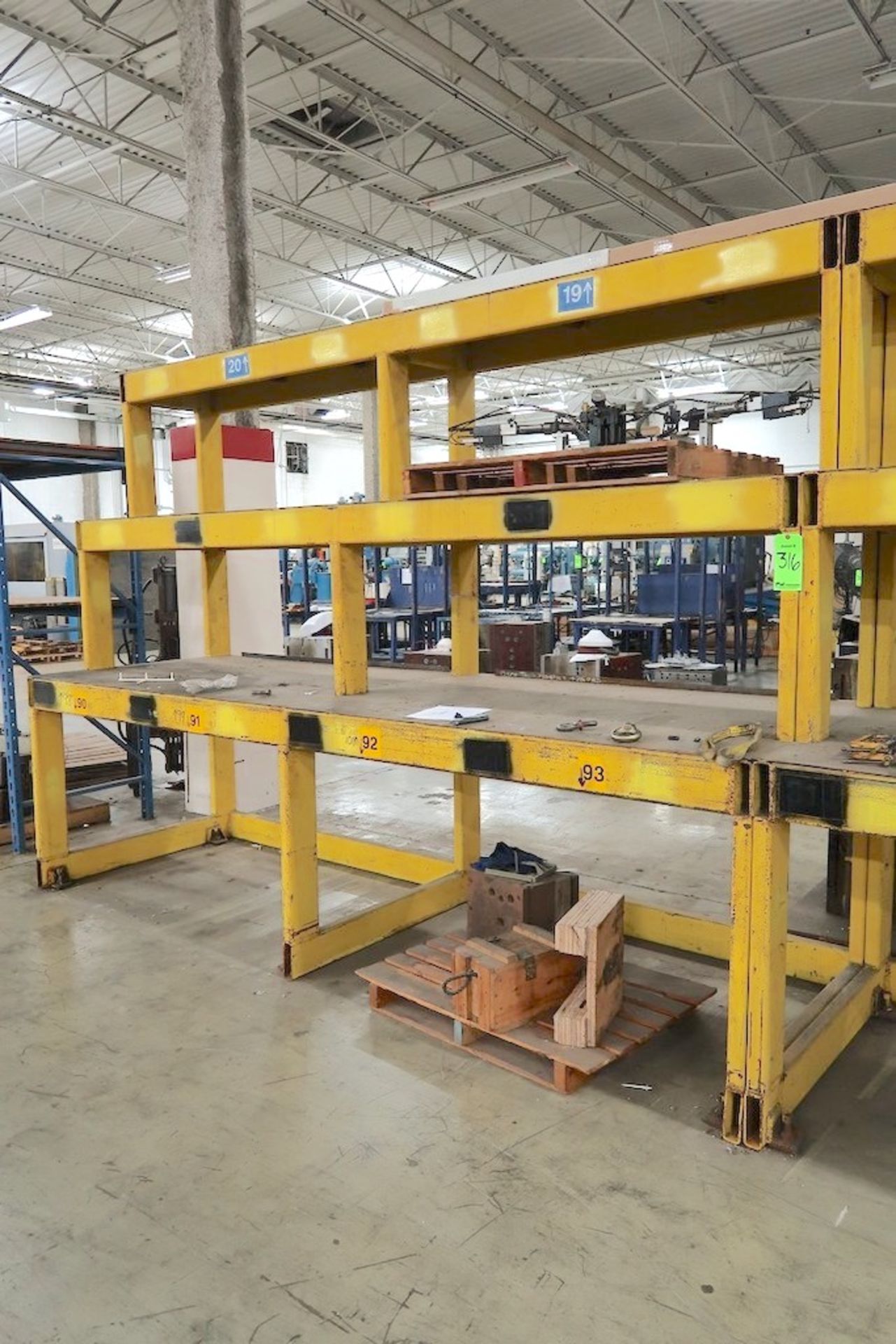 3-Tier Die Rack, 144" x 47" x 103"