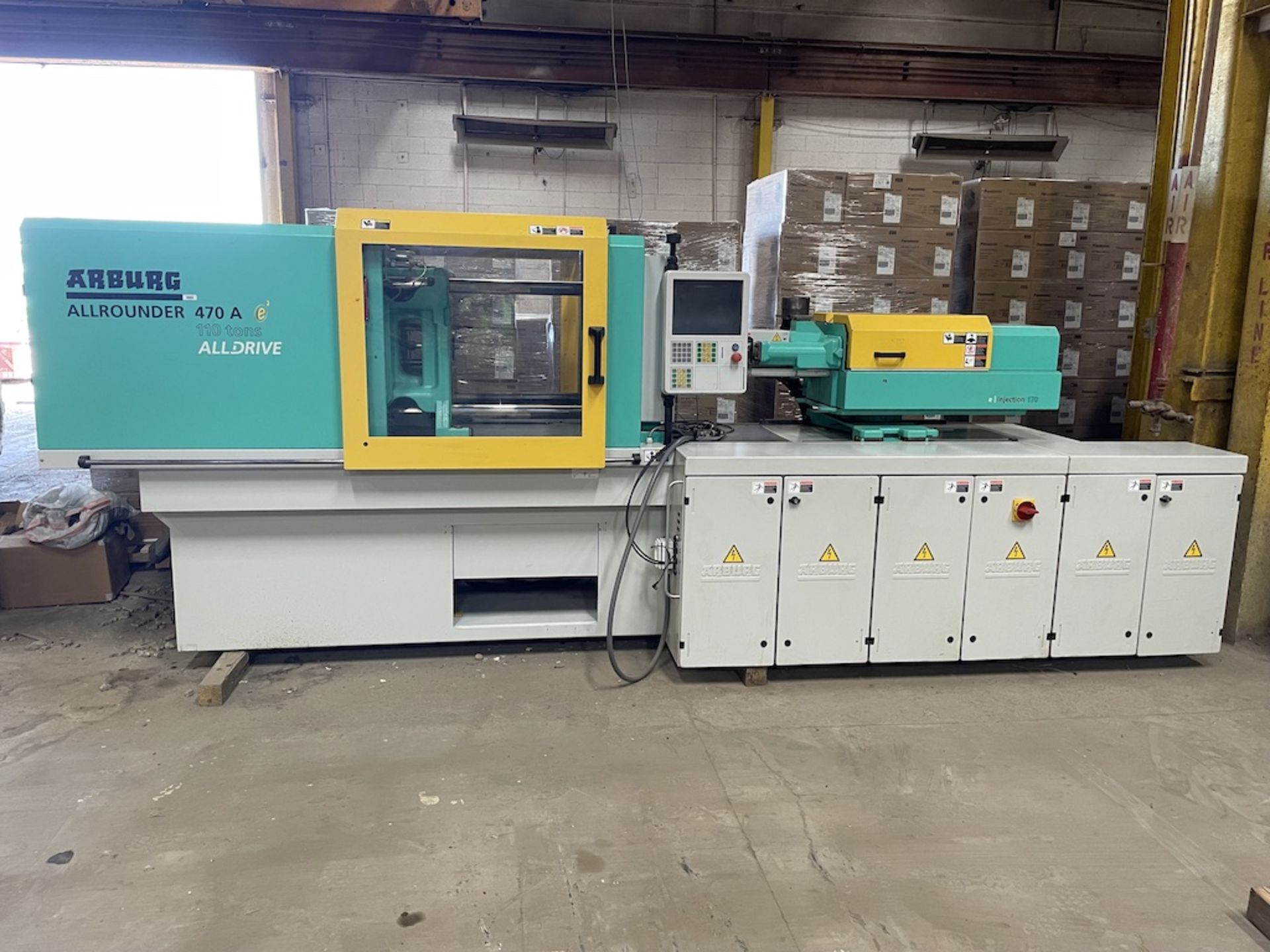 Arburg 110 Ton All Electric Injection Molding Press, New in 2014