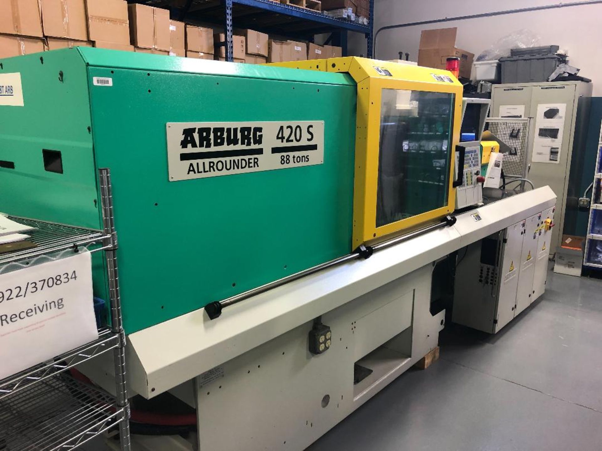 Arburg 88 Ton Injection Molding Press, New in 2004
