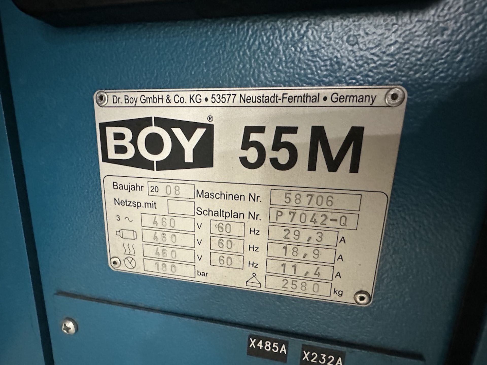 BOY 55M, 55 Ton Injection Molding Press, New in 2008 - Image 5 of 5