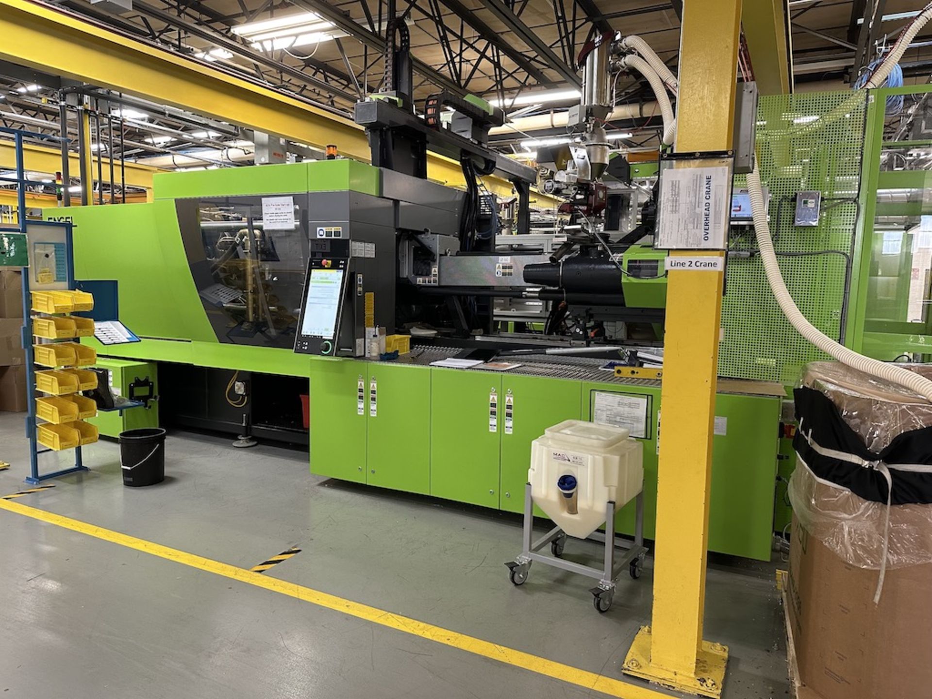 Engel 180 Ton All Electric Injection Molding Press w/Engel Robot, New in 2020 - Image 2 of 7