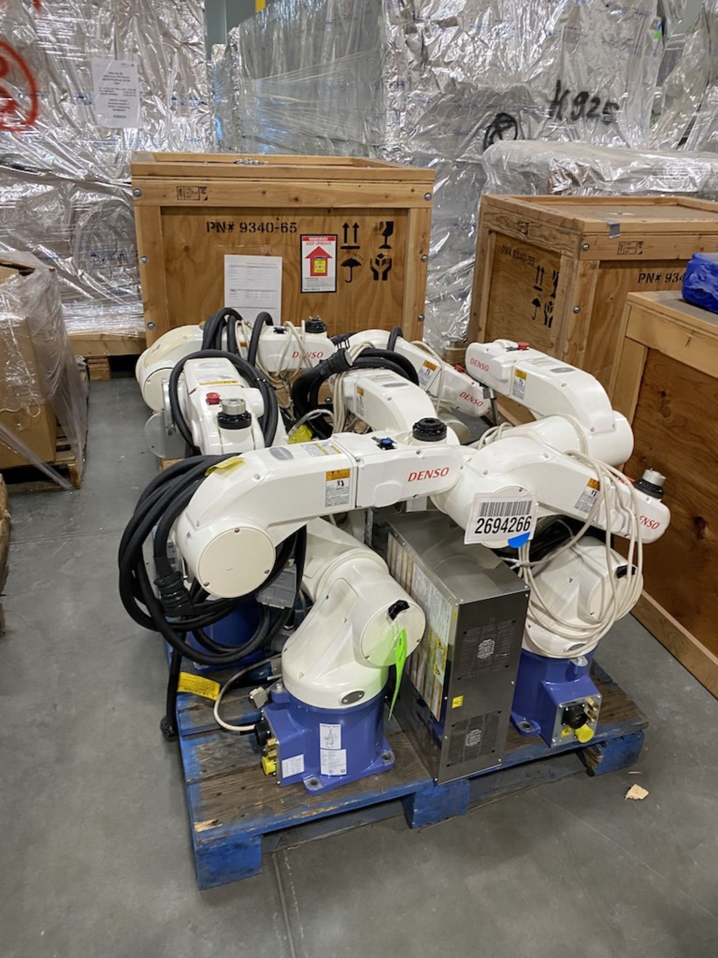 Pallet of Denso Robots