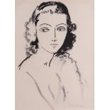 Kees van Dongen (Rotterdam 1877 - 1964 Rotterdam), Portrait de femme, pochoirprint, Henri Floury,