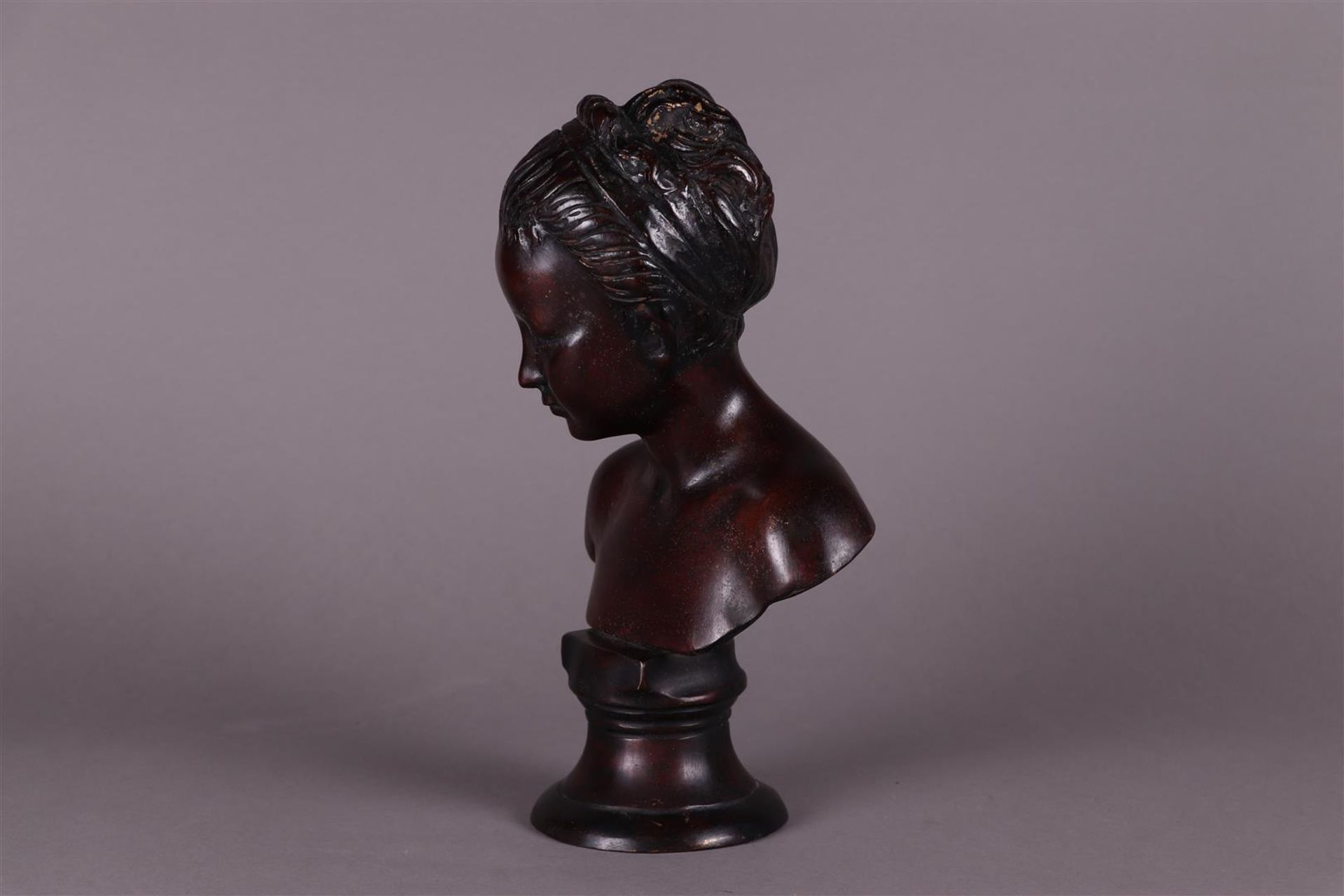 Portrait bust of Louise Brongniart (1772 - 1845), after a model of Jean-Antoine Houdon(1741 - 1828) - Bild 2 aus 5