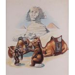 Marinus Harm "Rien"Poortvliet (Schiedam 1932 - Soest 1995), A toast to the Sphinx