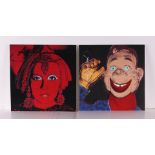 Andy Warhol (Pittsburgh, , 1928 - 1987New York ),(attributed to), Myths; The Star and Howdy Doody
