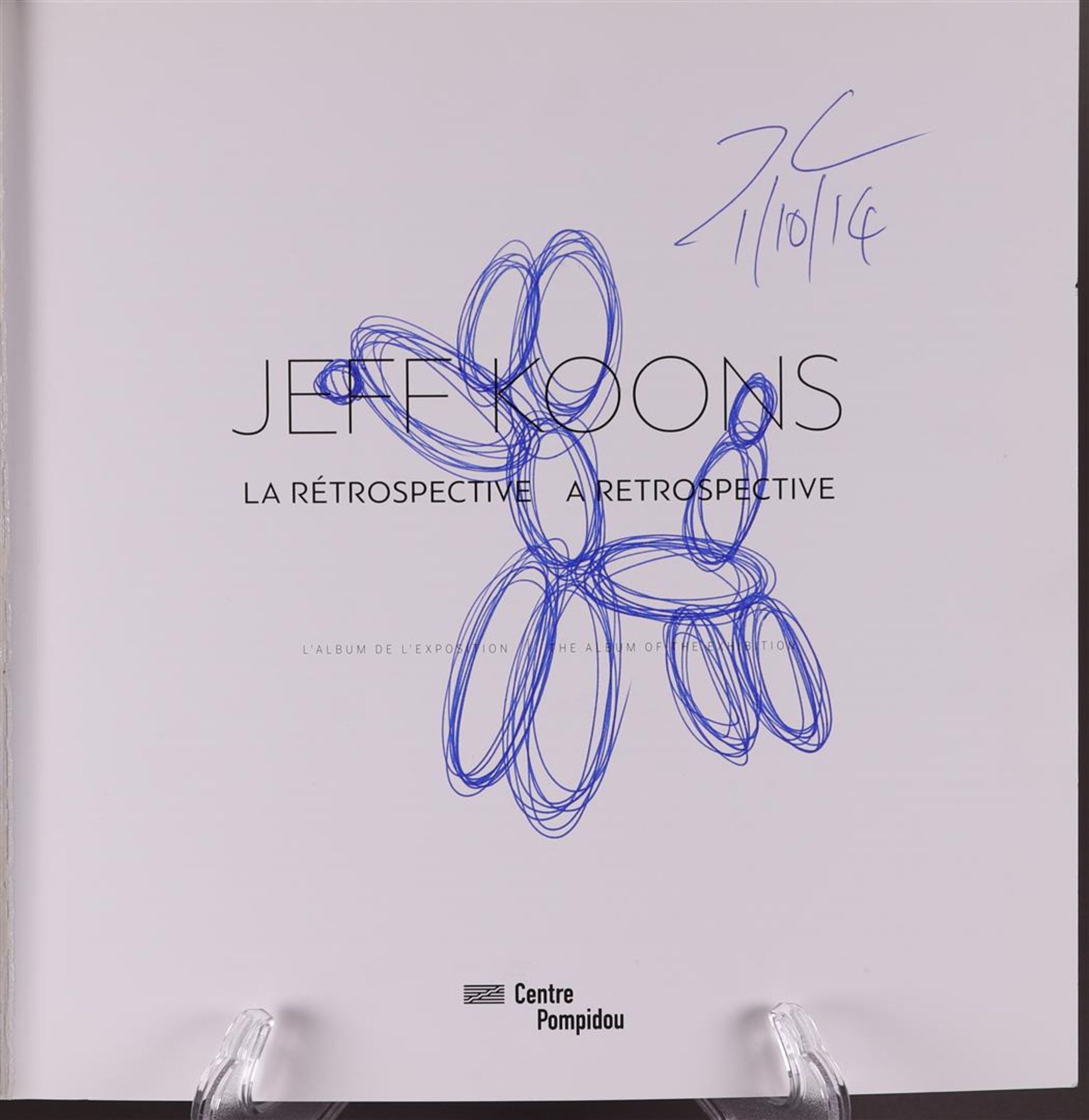 Jeff Koons, Retrospective / L'Album de"L'Exposition, Center Pompidou, with signature, - Image 2 of 3